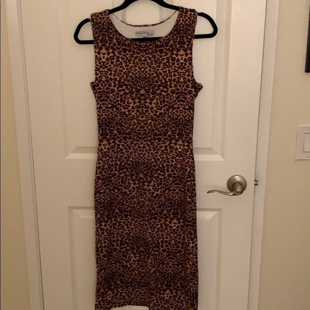 Velvet Torch Leopard dress